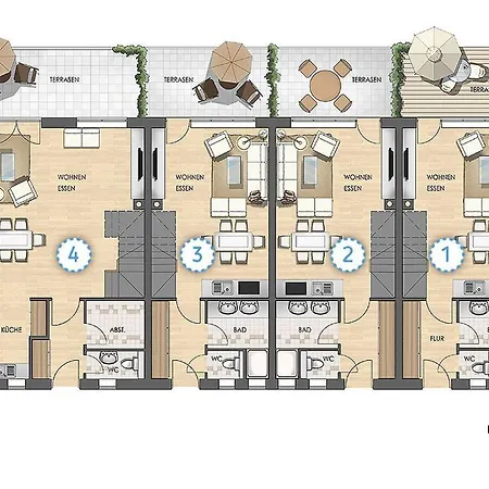 Haus Muschelsucher, Duenenstrasse 44, App 1 * Zingst